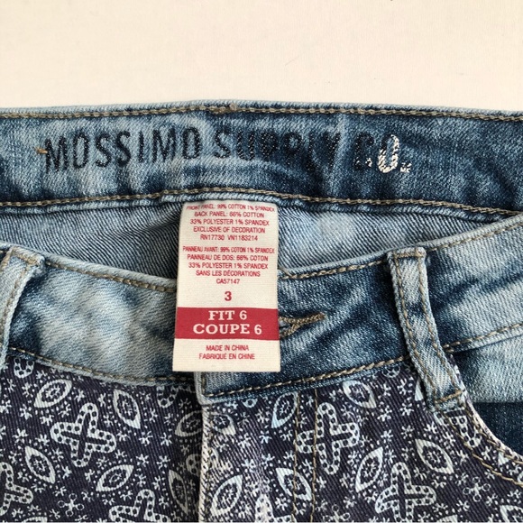 MOSSIMO Denim Short Shorts Size 25 - Picture 3 of 4